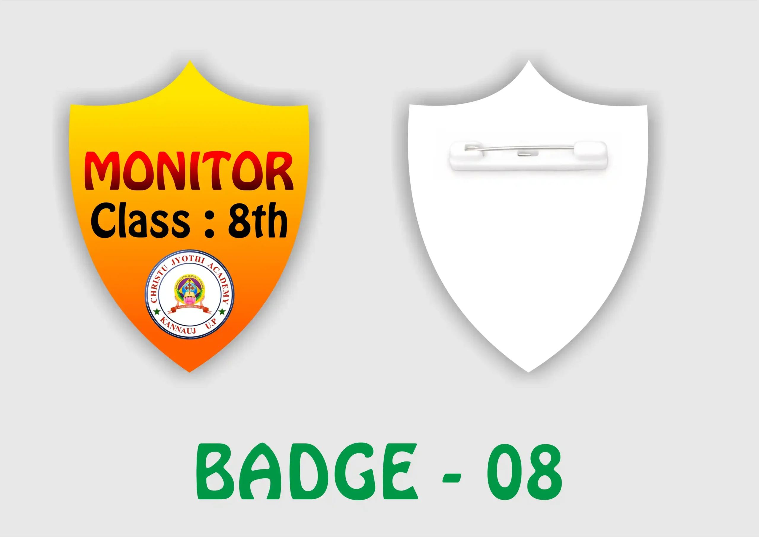 BADGE - 08 ACRYLIC BADGE - 08 - Image 1