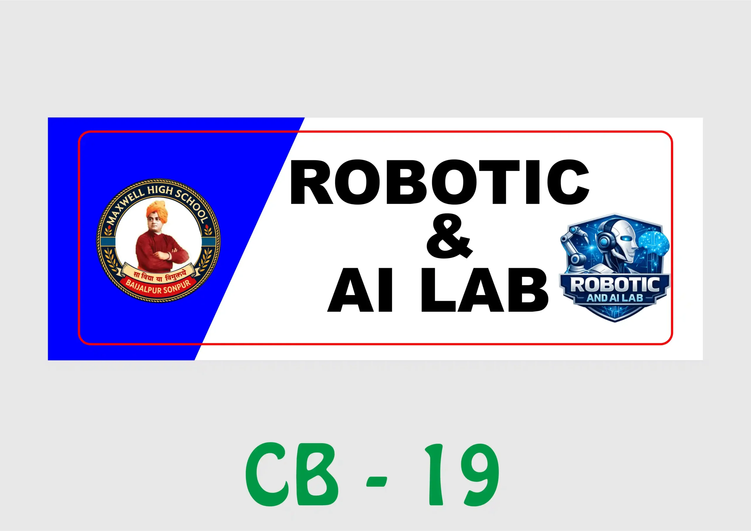 CB - 19 Wall Name Plate - Robbit & Ai Lab - Image 1