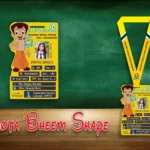 Chhota Bhim Shape Acrylic ID Card