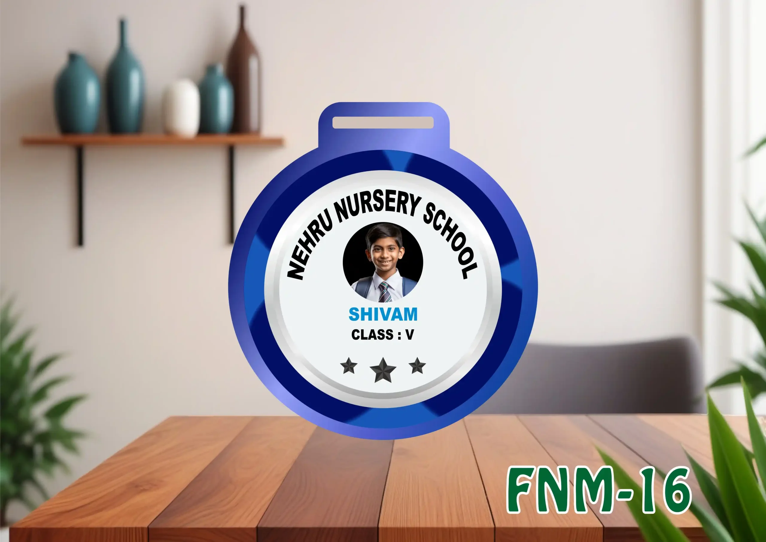 FNM16- 1 Customised Printed Medal - FNM16 - Image 1