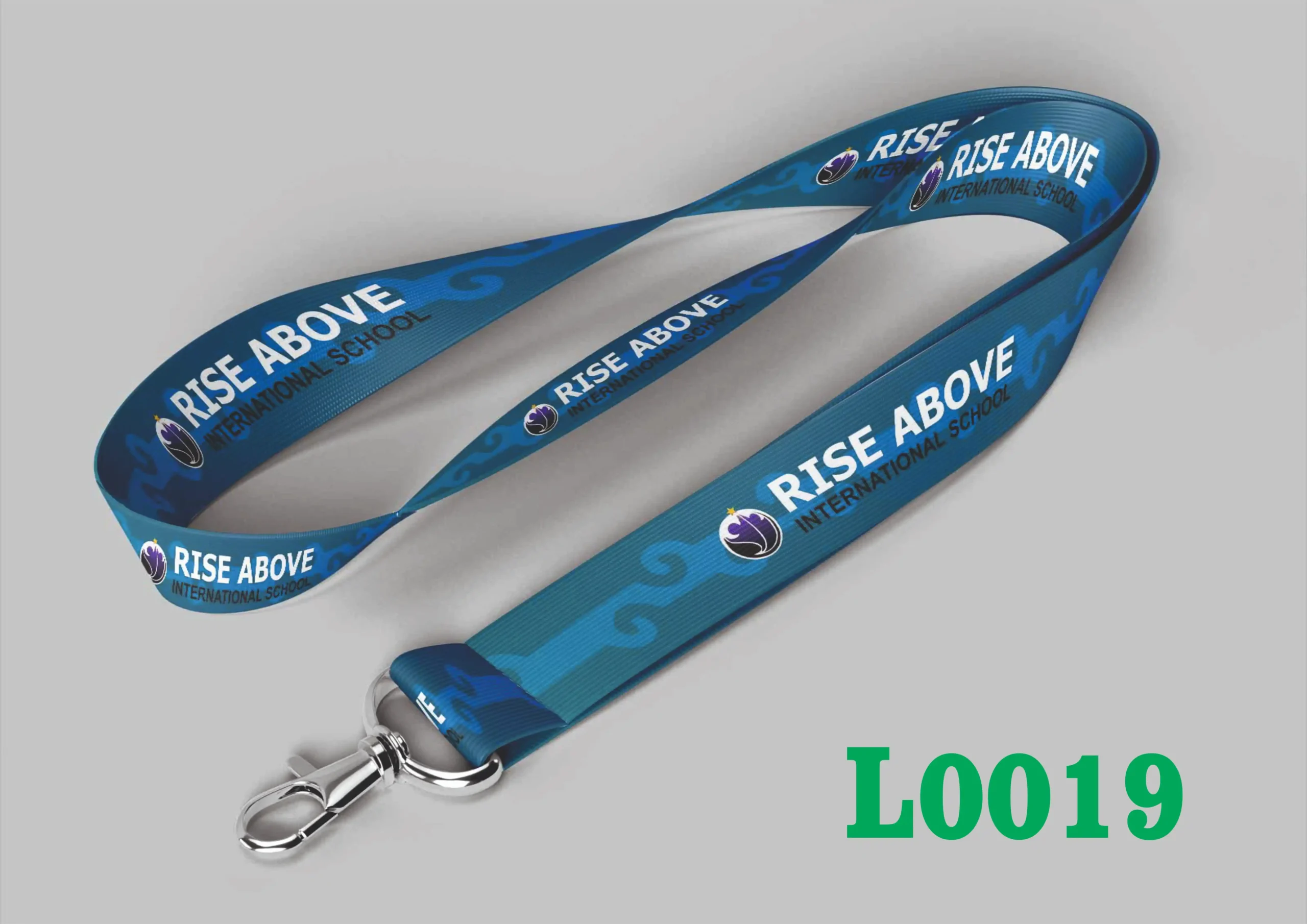 L0019 Digital Lanyard Template L0019 - Image 1