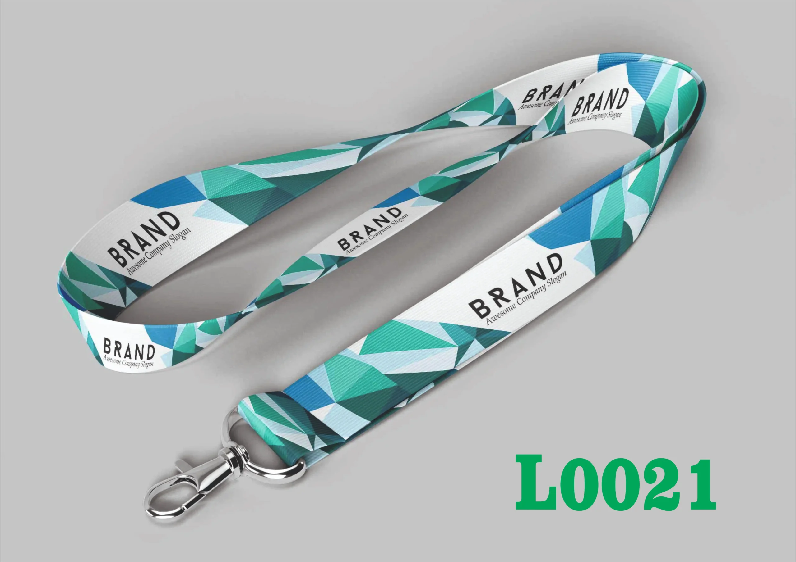 L0021 Digital Lanyard Template L0021 - Image 1