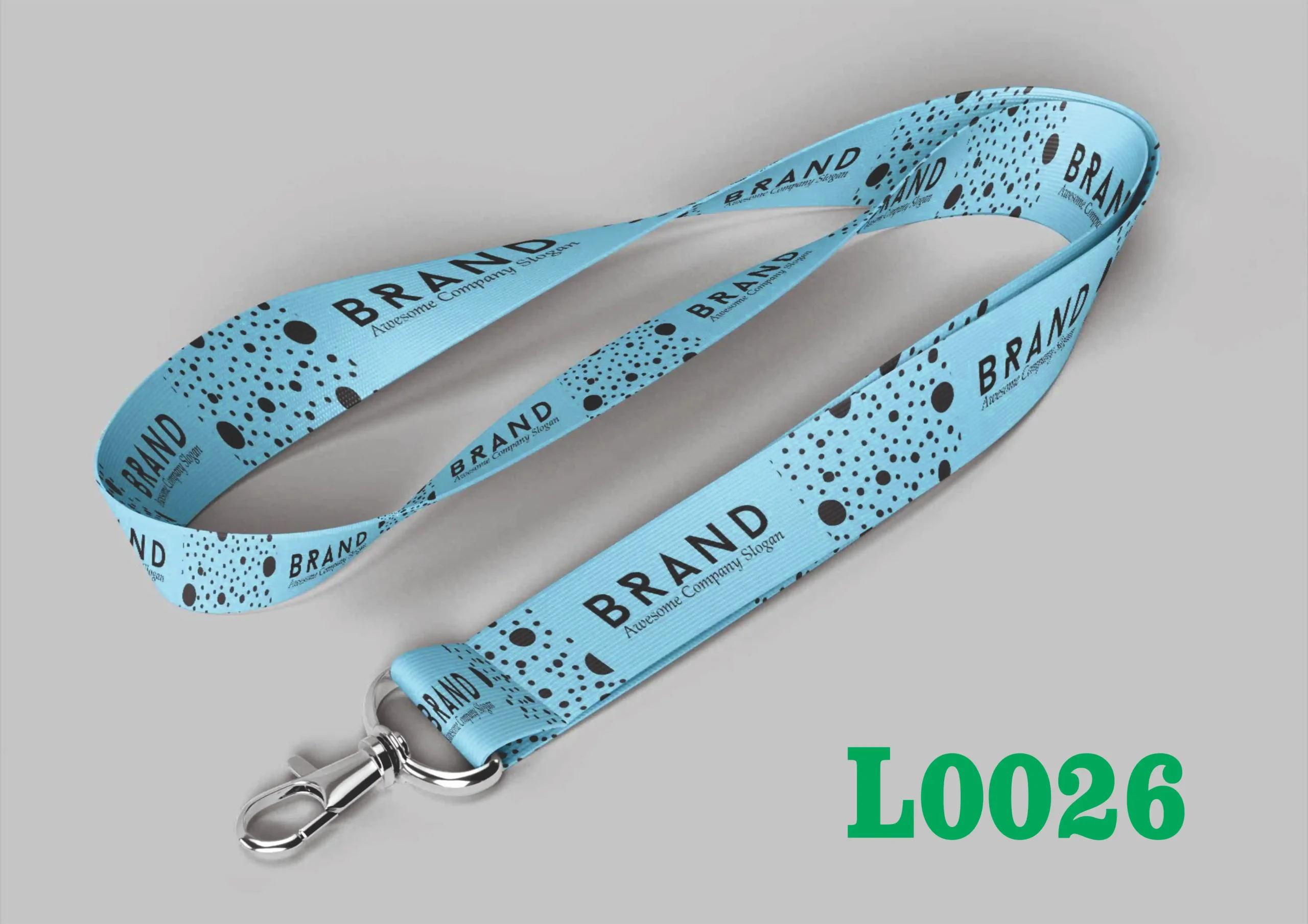 L0026 Digital Lanyard Template L0026 - Image 1
