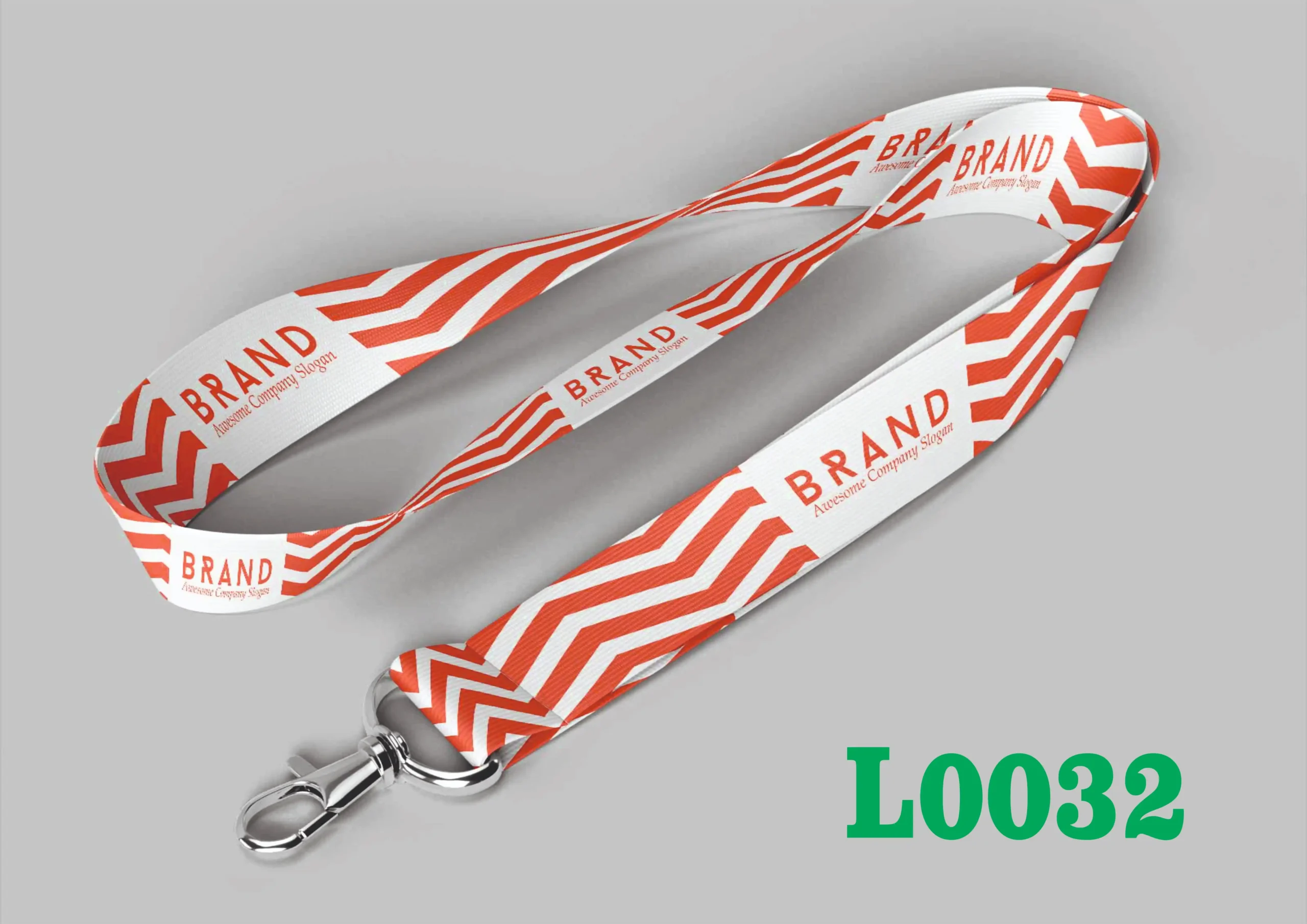 L0032 Digital Lanyard Template L0032 - Image 1