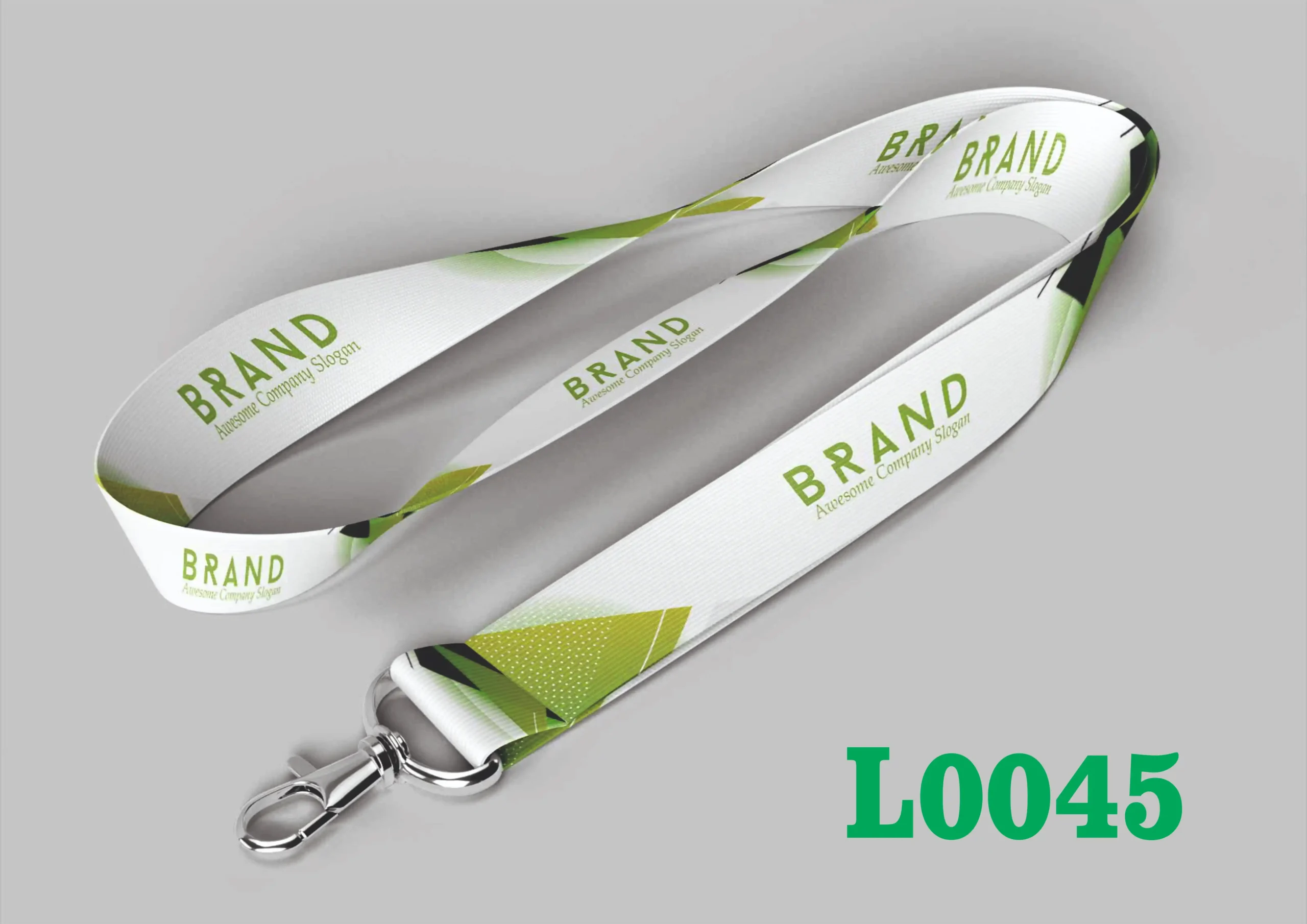 L0045 Digital Lanyard Template L0045 - Image 1