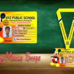 Mikky Mouse Shape Acrylic ID Card