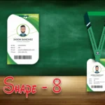 Shape 8 Acrylic ID Card