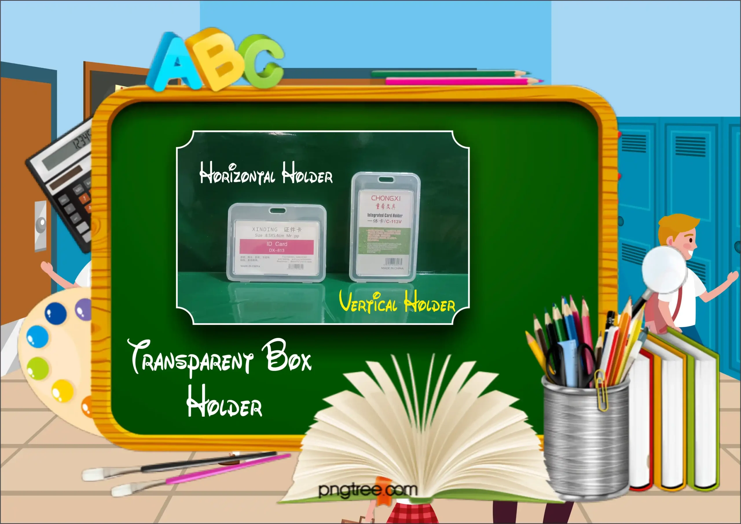 Transparent hlder Plastic Holder - Image 1