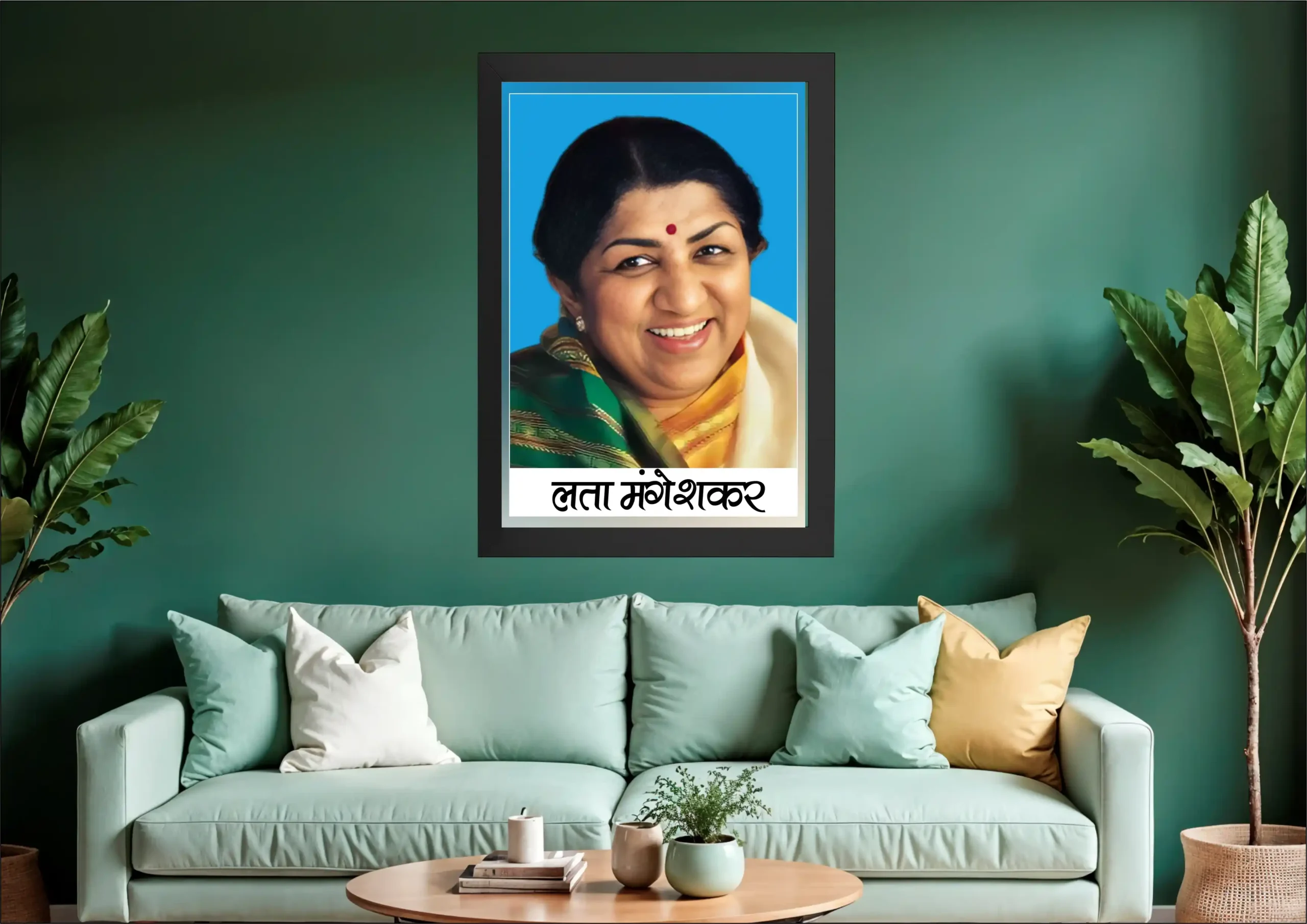 LATA MANGESHAKAR BK Lata Mangeshkar Photo Frame - Image 1