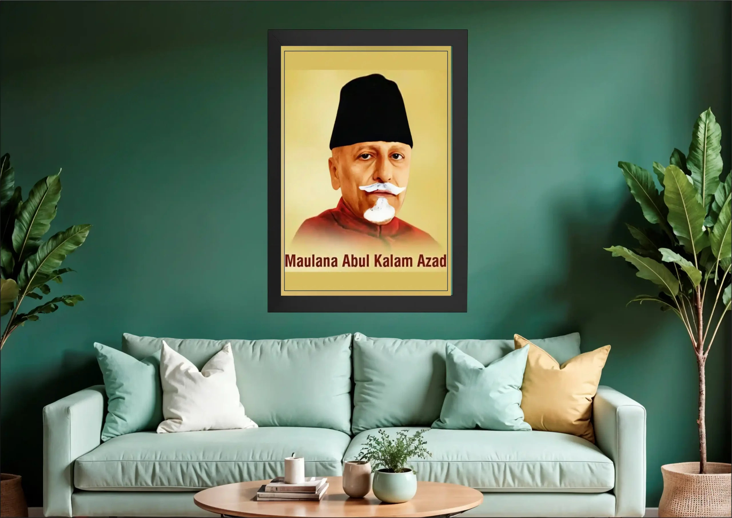 MAULANA ABUL KALAM AZAD BK Maulana Abul Kalam Azad Photo Frame - Image 1